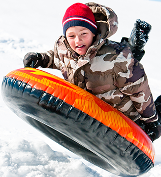 Sledding in Sioux City