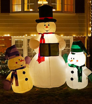 Sioux City Now - Christmas Lights Tour - Snowmen